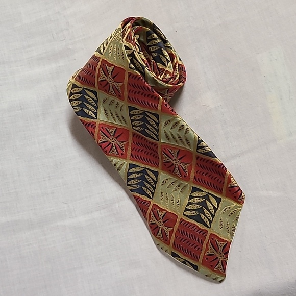 King Dieweiner Krawatte 1970s Trevira 4.25" XWide Necktie - Picture 5 of 8
